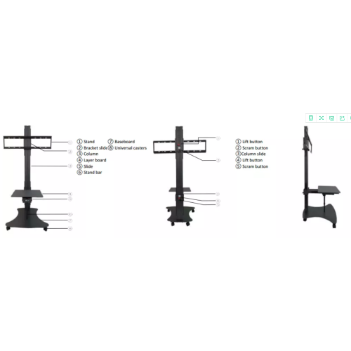 100" screen TV bracket mounting bracket